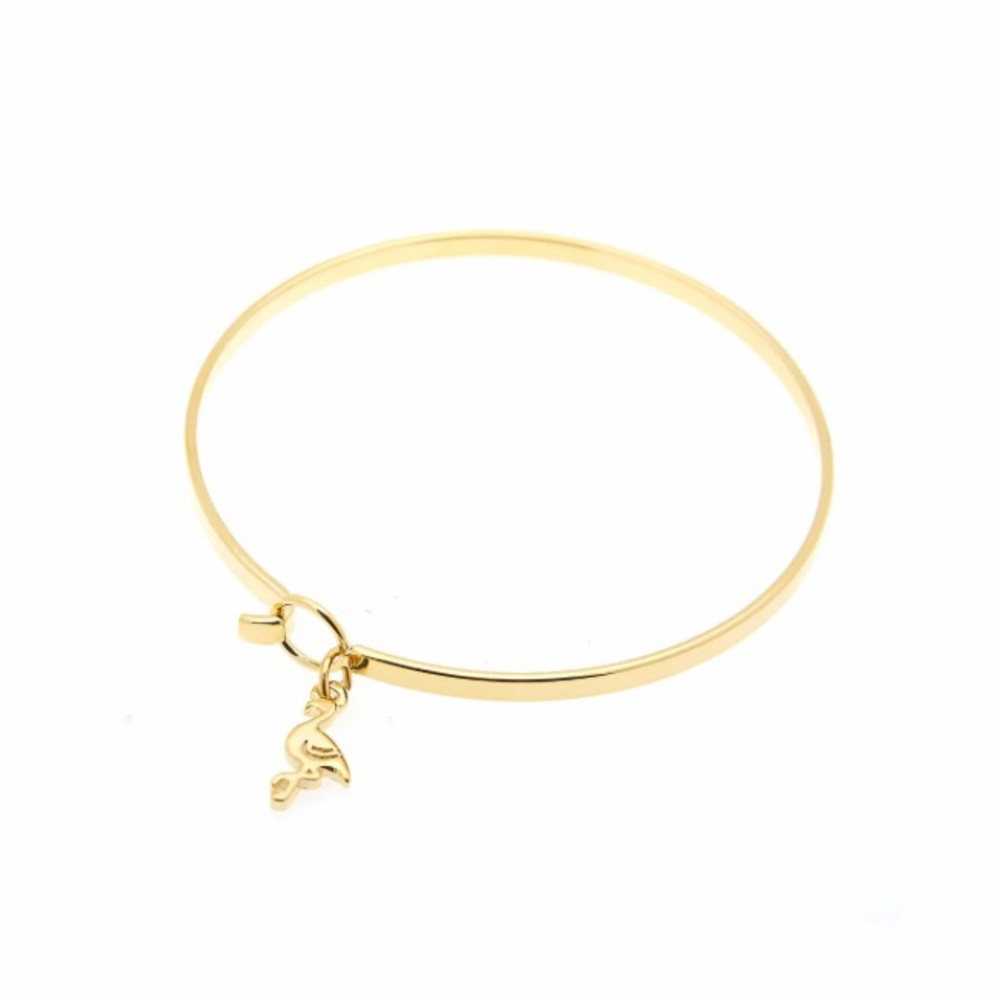 Foxy Jewelry Flamingo bangle bracelet- made in Canada 🇨🇦